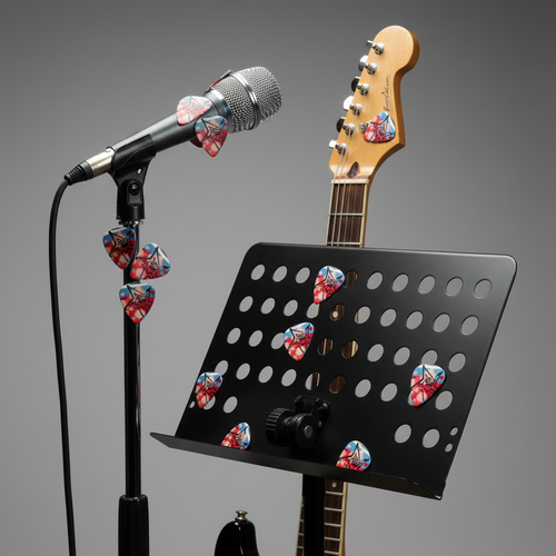 SickPicks Magnetic Guitar Picks (Pack of 3) - AK03.Design Collection